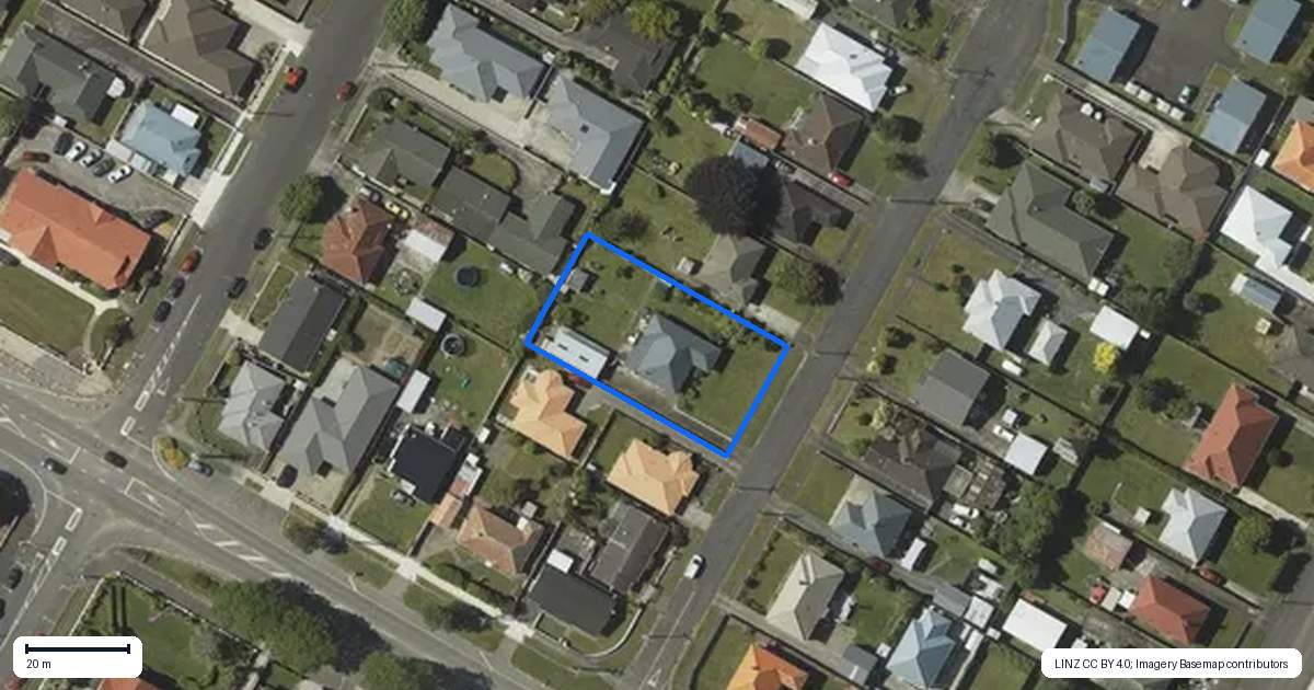 Property context map for 3 Rugby Street, Levin