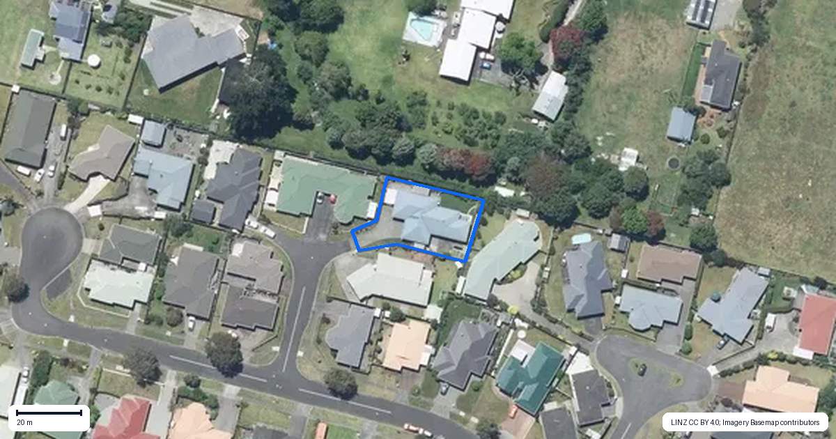 Property context map for 6 Loader Place, Tawhero, Whanganui