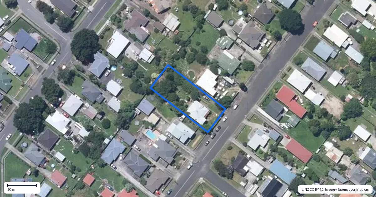 Property context map for 28 Ballance Street, Aramoho, Whanganui