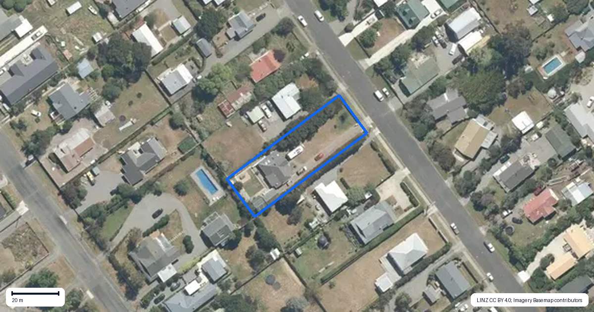 Property context map for 26 Malcolm Street, Martinborough