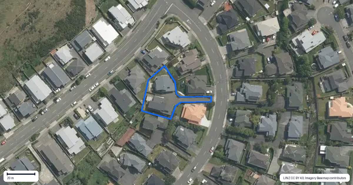 Property context map for 123 Cortina Avenue, Johnsonville, Wellington