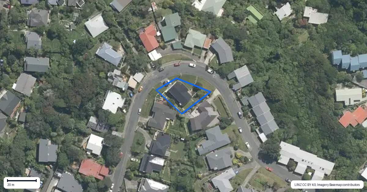 Property context map for 94 Warwick Street, Wilton, Wellington