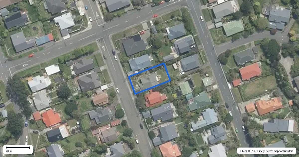 Property context map for 43 Kano Street, Karori, Wellington