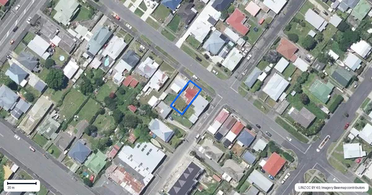 Property context map for 63 Niblett Street, Whanganui