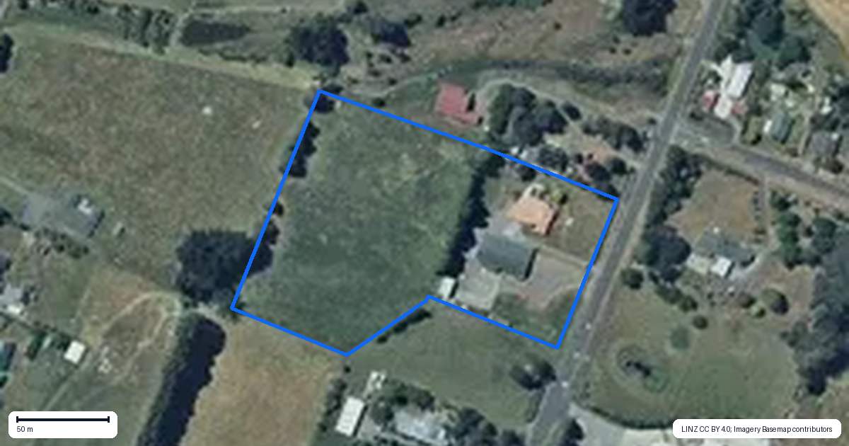 Property context map for 13 Ruapehu Road, Ohakune