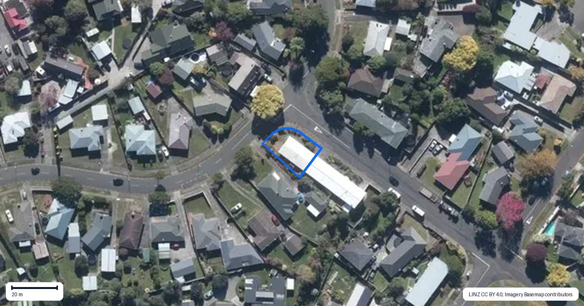 Property context map for 144 Limbrick Street, Terrace End, Palmerston North