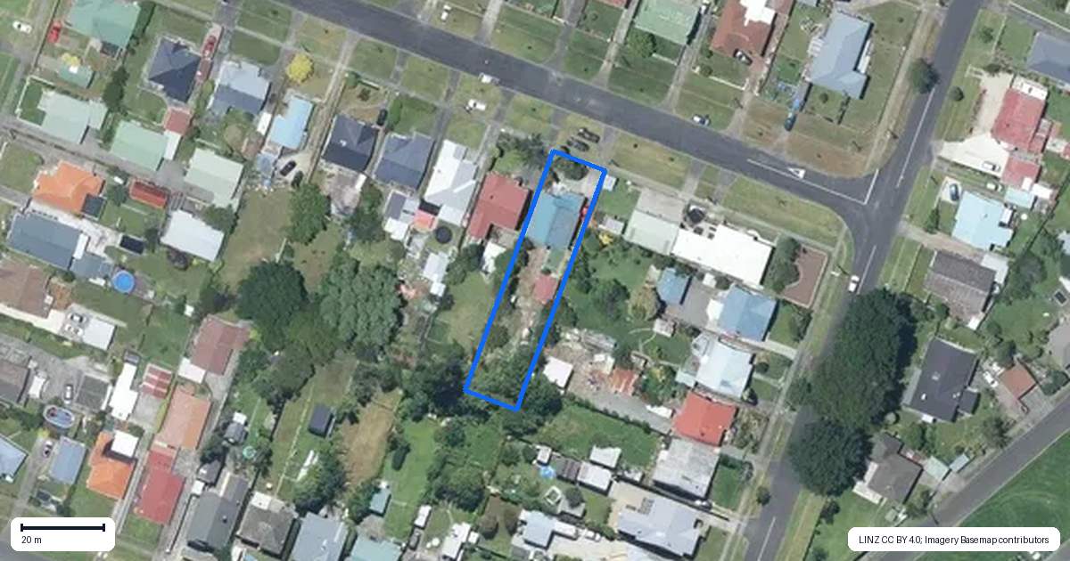 Property context map for 52 Patapu Street, Whanganui East, Whanganui
