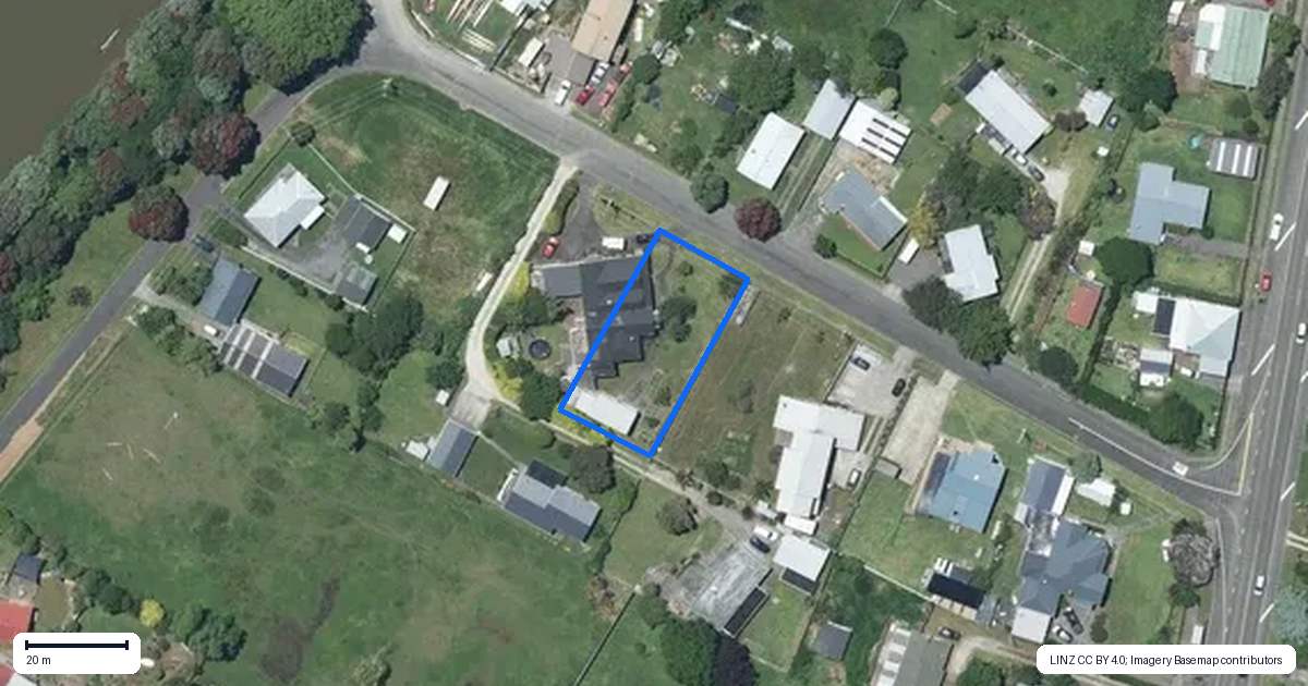 Property context map for 7 Kemp Street, Putiki, Whanganui