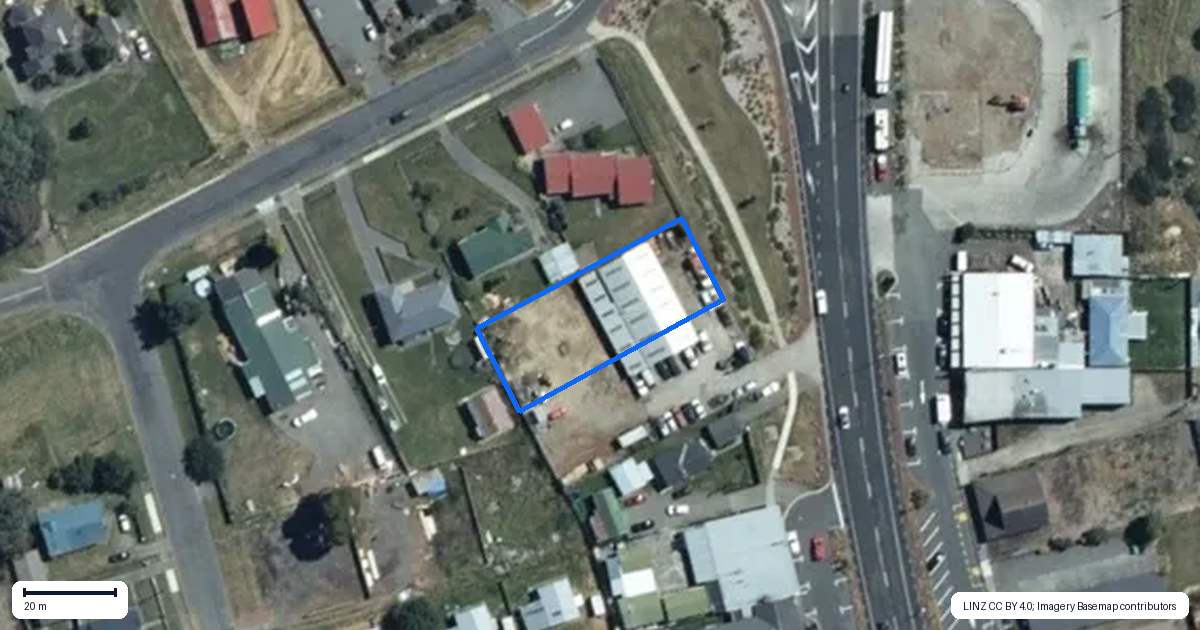 Property context map for 4 State Highway 1, Waiouru