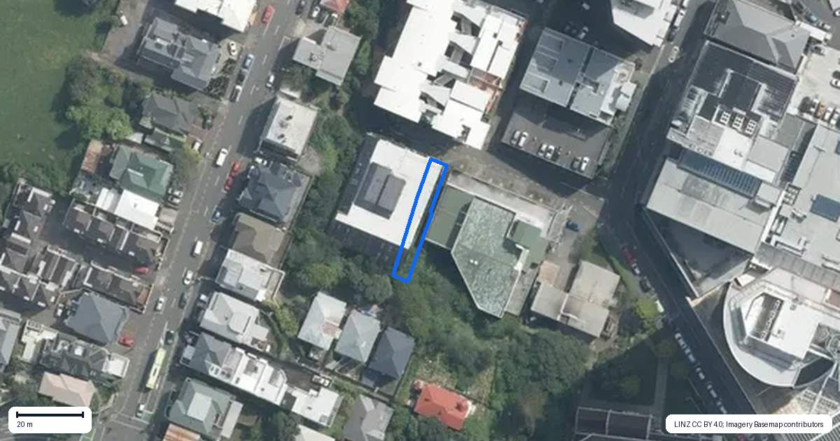 Property context map for 11 Church Street, Wellington Central, Wellington