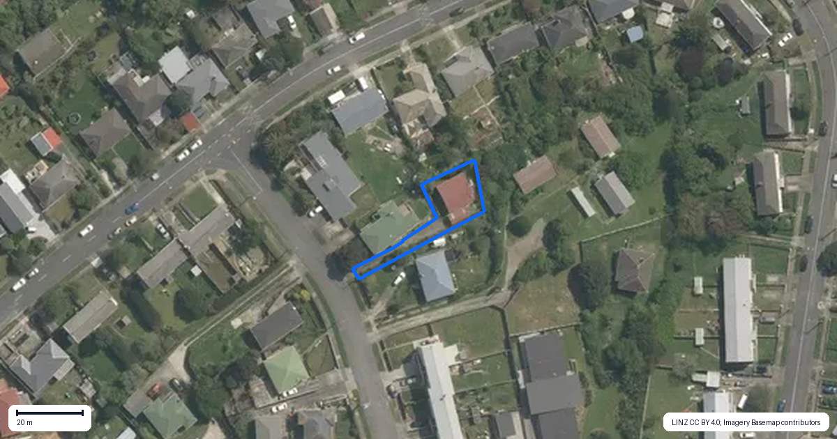 Property context map for 3A Roberts Street, Tawa, Wellington