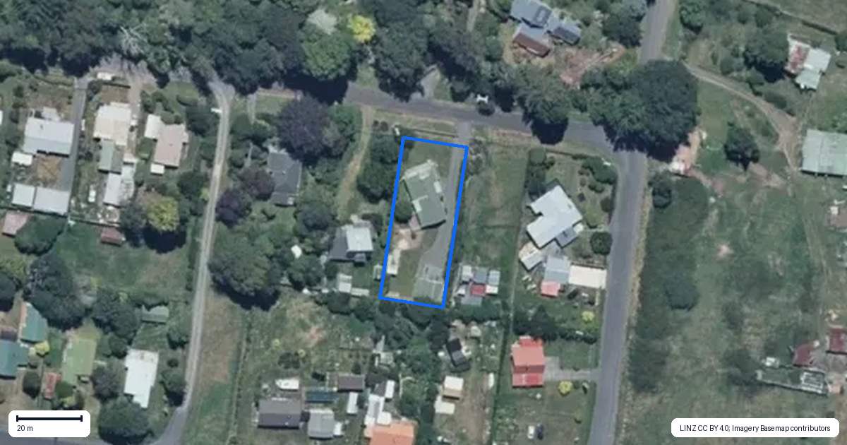 Property context map for 76 Owhango Road, Owhango