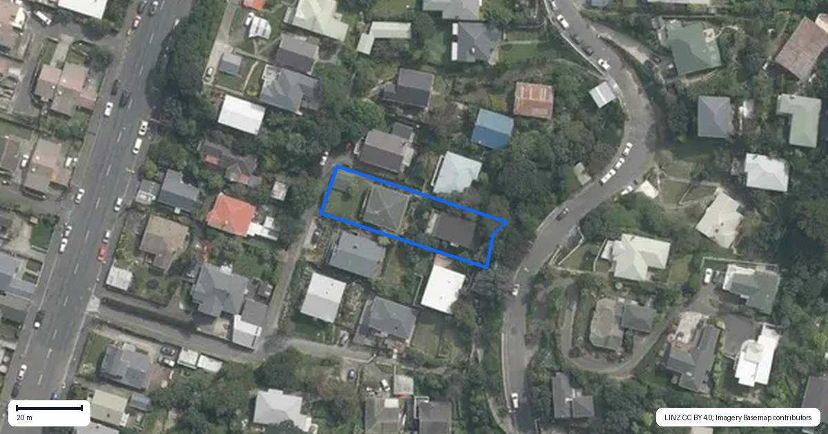Property context map for 8 Darlington Terrace, Miramar, Wellington