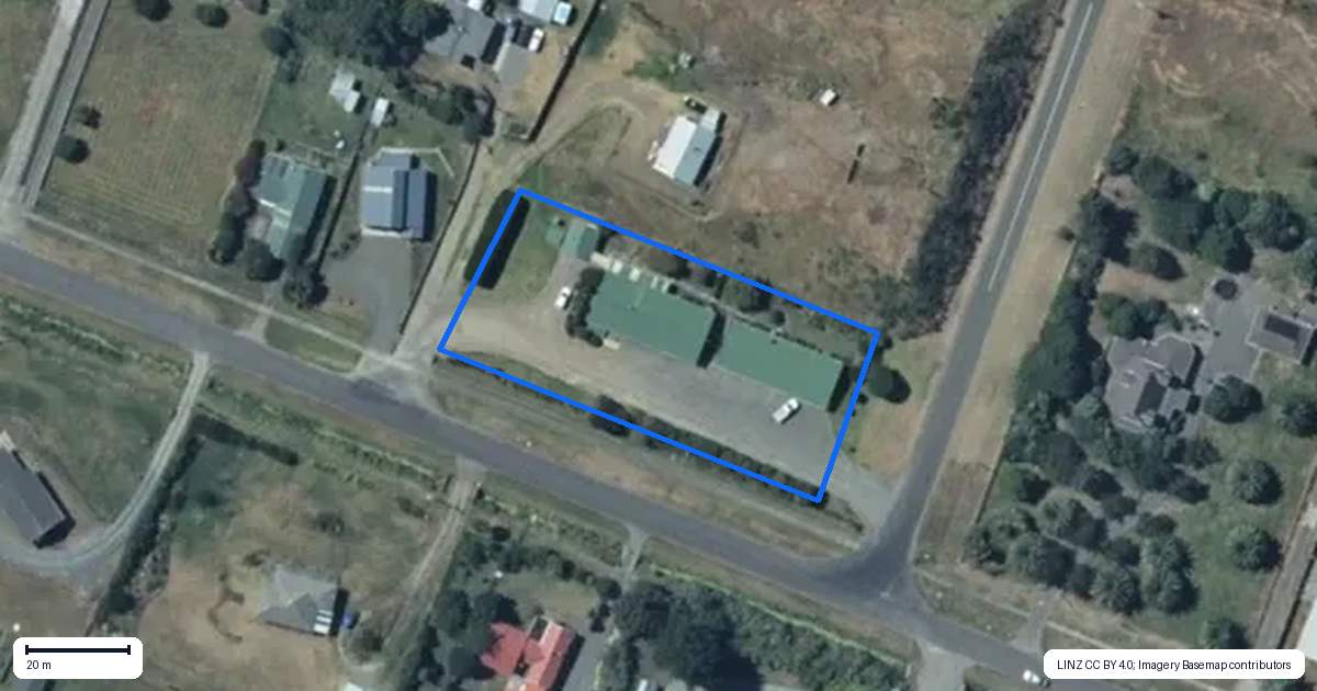 Property context map for 29 Purcell Street, Foxton