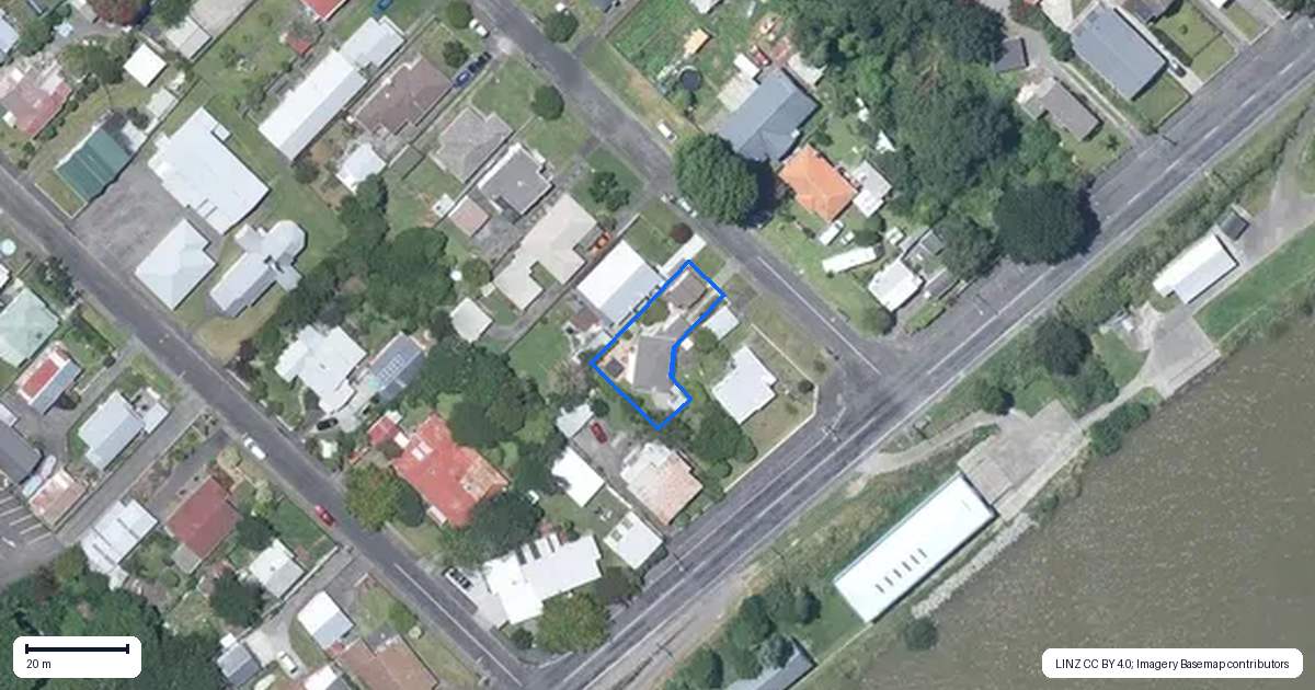 Property context map for 1A Boyd Avenue, Aramoho, Whanganui