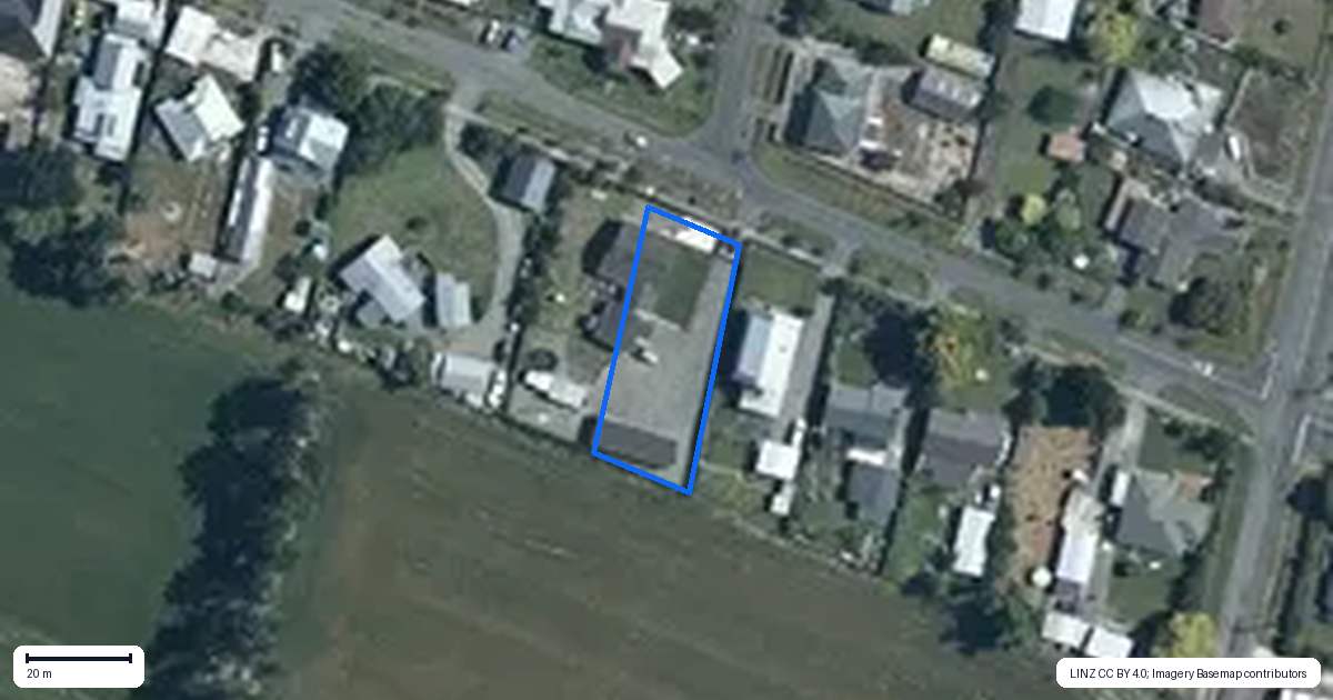 Property context map for 35 Severn Street, Rongotea