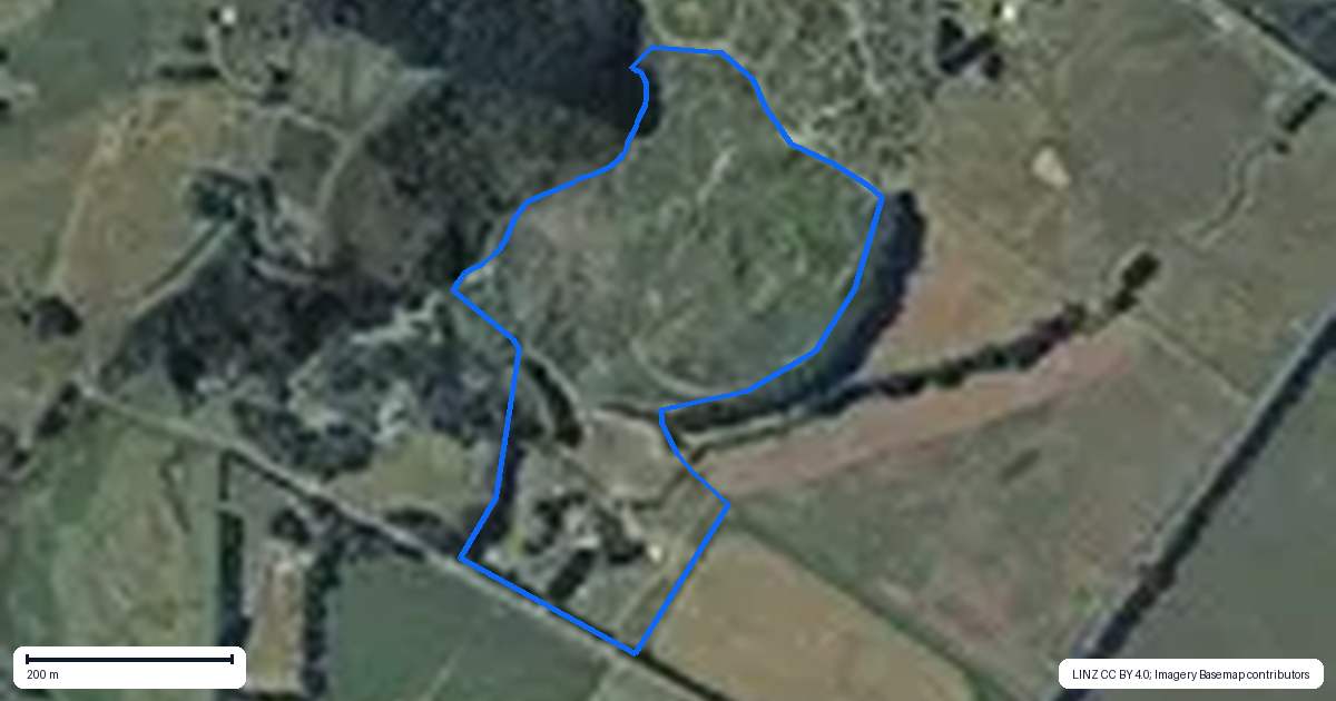 Property context map for 262 Ruatiti Road, Raetihi