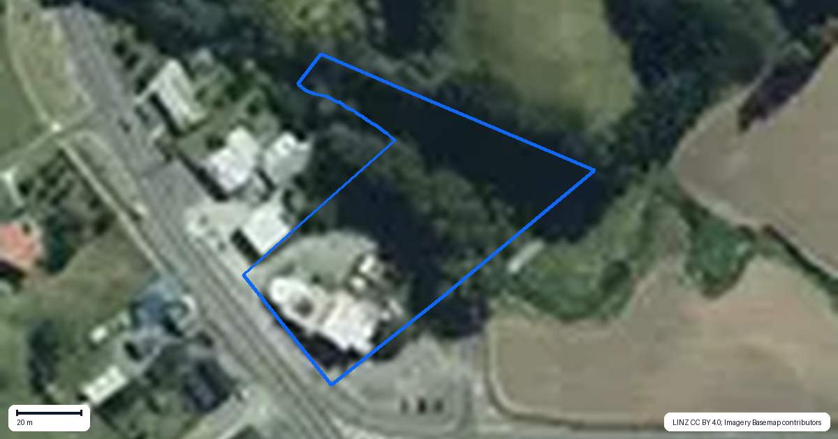 Property context map for 2398 State Highway 3, Turakina, Marton
