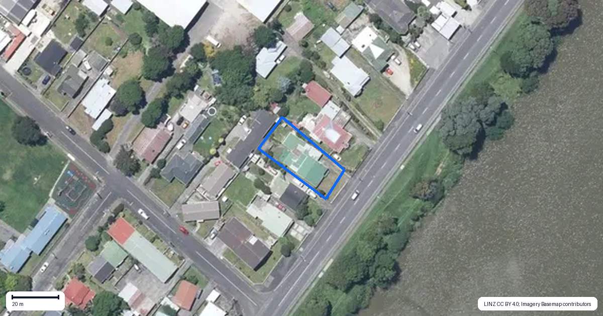 Property context map for 104 Somme Parade, Aramoho, Whanganui