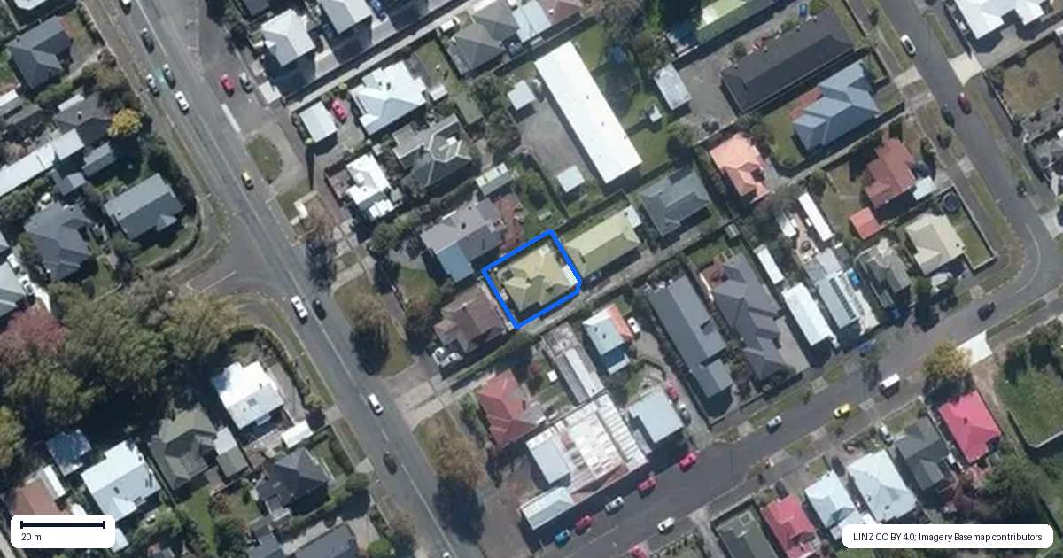 Property context map for 183A Albert Street, Hokowhitu, Palmerston North