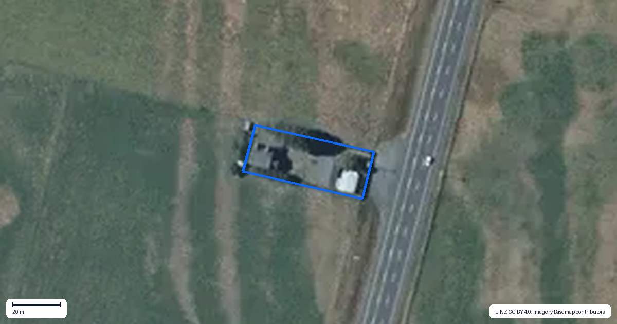 Property context map for 783 State Highway 1, Himatangi