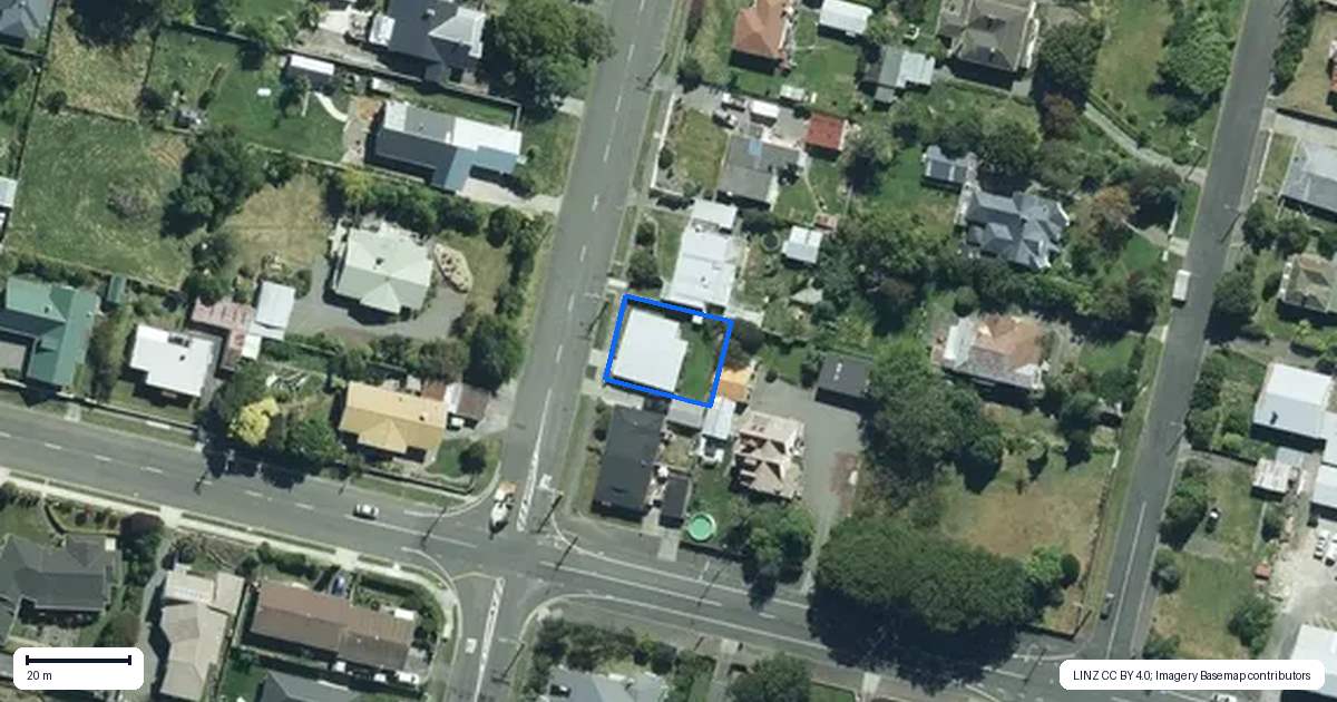Property context map for 65 Skerman Street, Marton