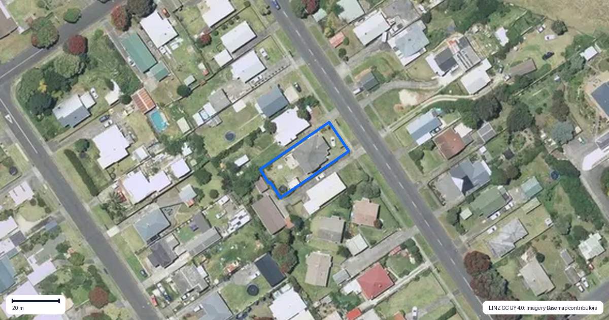 Property context map for 113 Cornfoot Street, Castlecliff, Whanganui