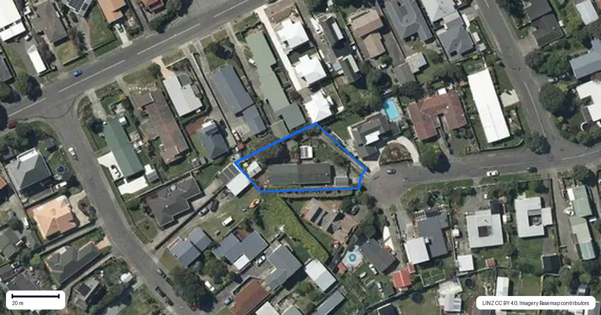 Property context map for 21 Olive Terrace, Paraparaumu Beach, Paraparaumu