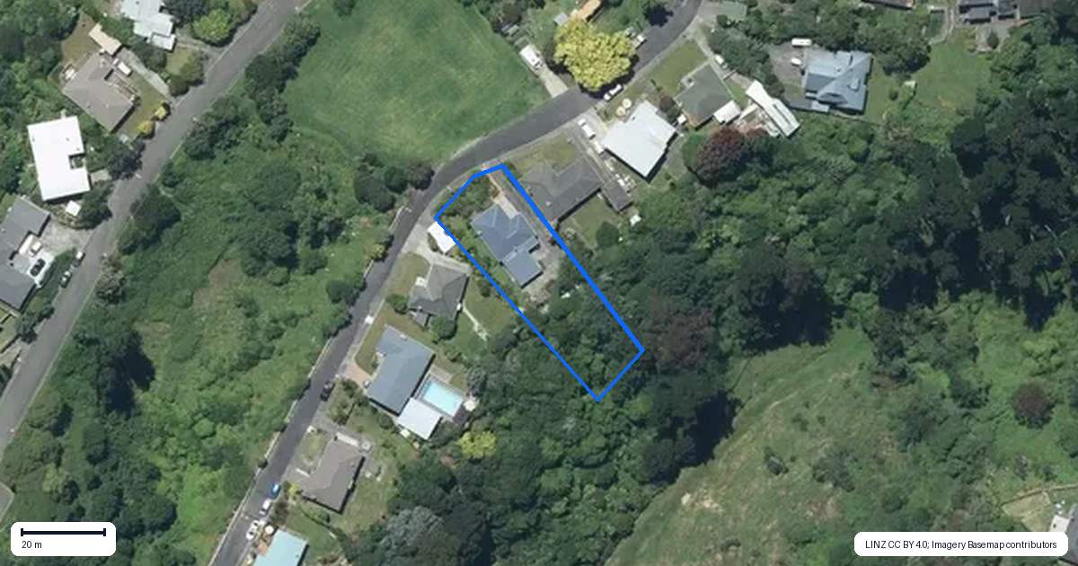 Property context map for 7 East Way, Durie Hill, Whanganui
