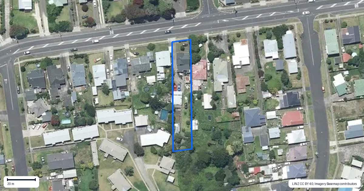 Property context map for 43 Alma Road, Gonville, Whanganui