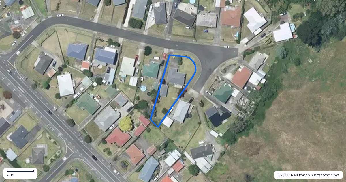 Property context map for 12 Murch Place, Tawhero, Whanganui
