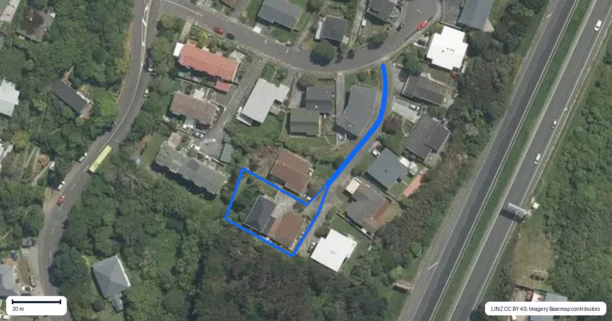 Property context map for 4 Waterford Drive, Churton Park, Wellington