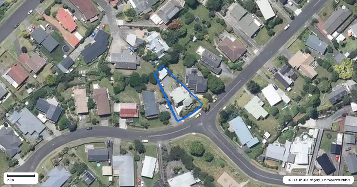 Property context map for 16 Spurdle Street, Springvale, Whanganui