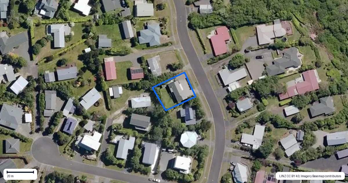 Property context map for 13 Te Waaka Terrace, Kuratau, Turangi