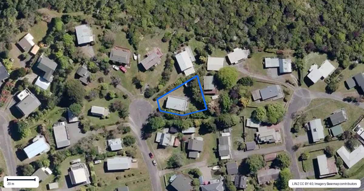 Property context map for 5 Ngatau Street, Omori, Turangi