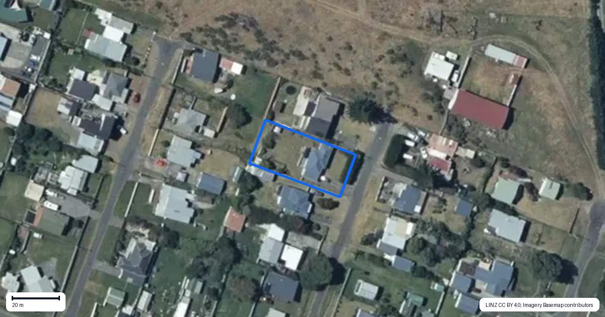 Property context map for 8 Kennedy Street, Foxton Beach, Foxton