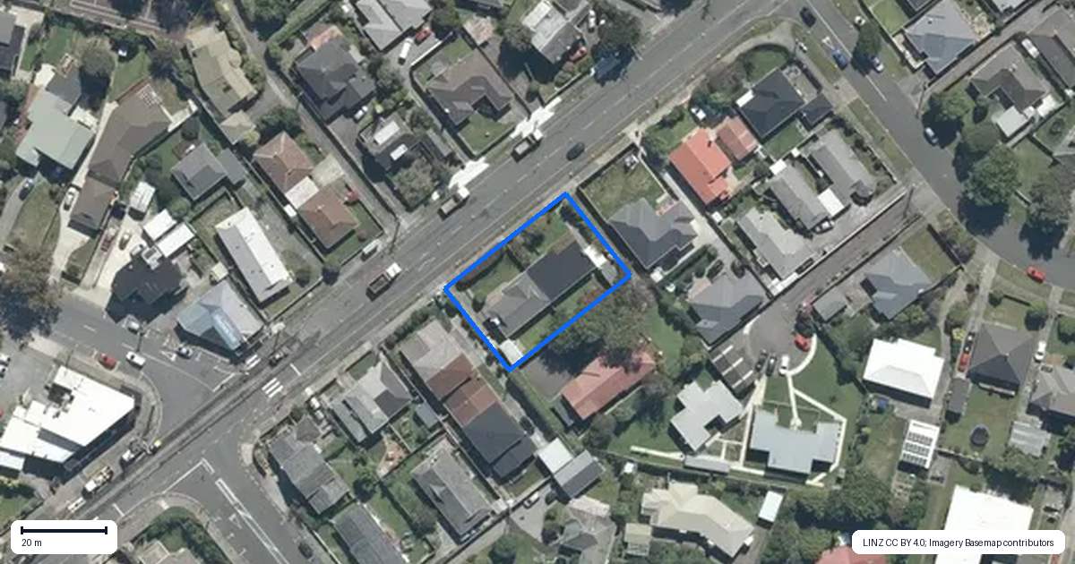 Property context map for 966 High Street, Avalon, Lower Hutt