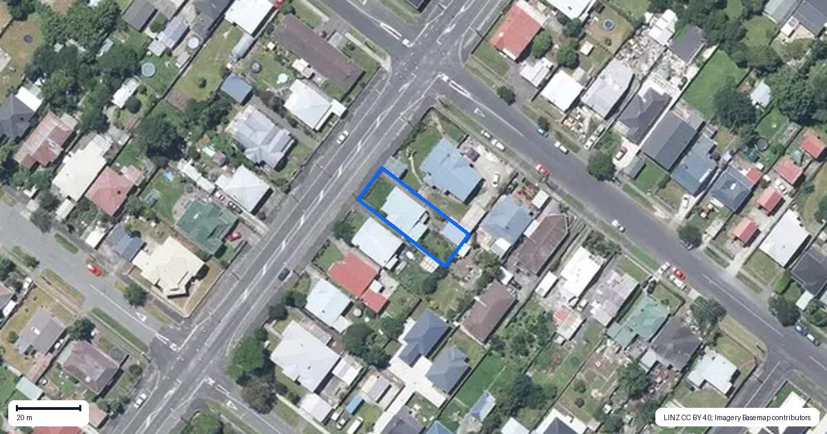 Property context map for 77 Glasgow Street, Whanganui