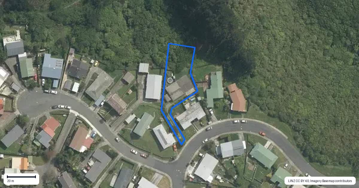Property context map for 37A Colchester Crescent, Newlands, Wellington
