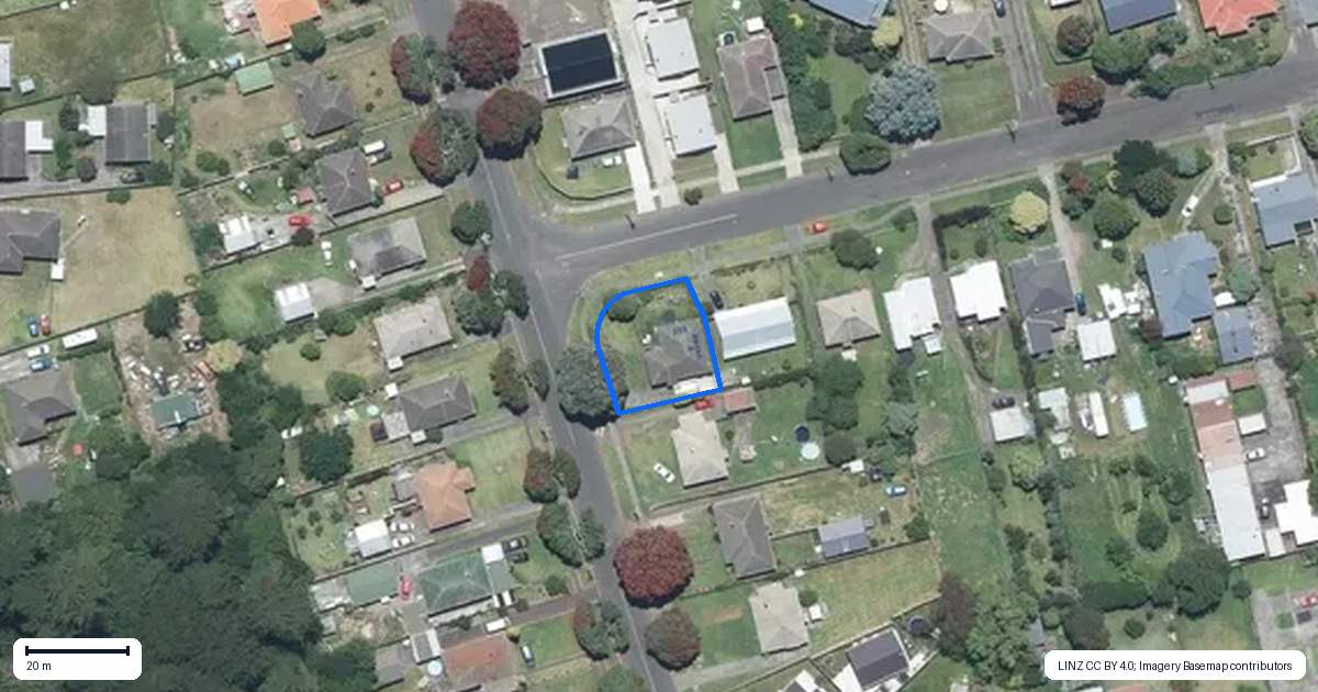 Property context map for 76 Harper Street, Gonville, Whanganui