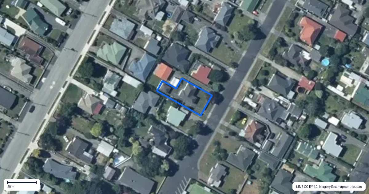 Property context map for 12 Clark Street, Levin