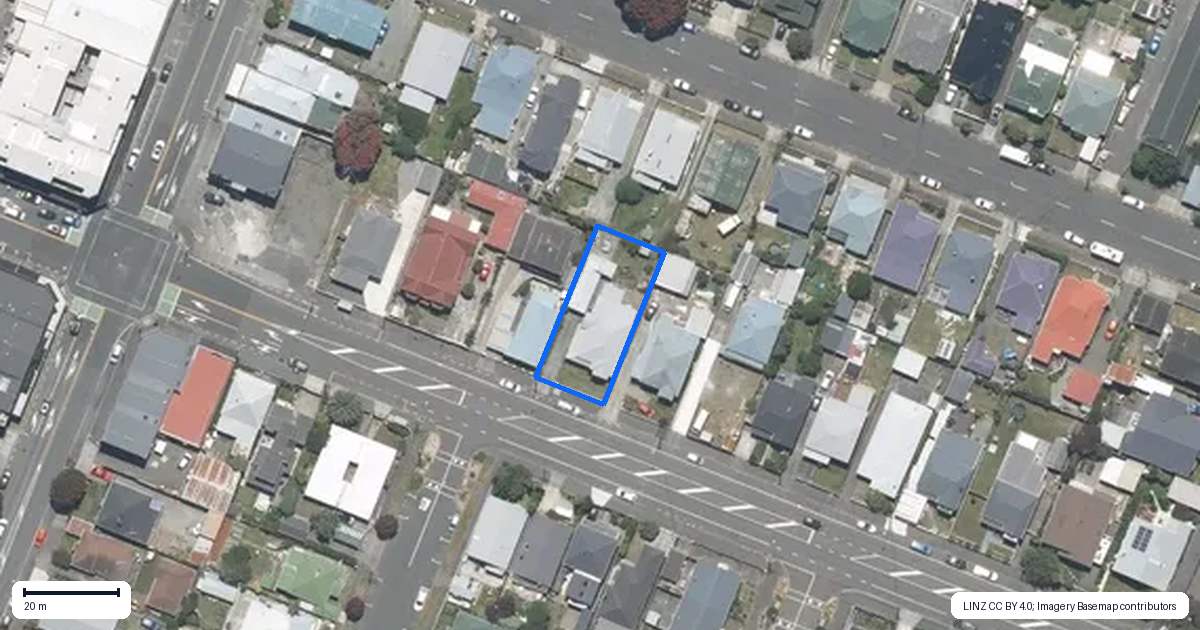 Property context map for 363 Jackson Street, Petone, Lower Hutt