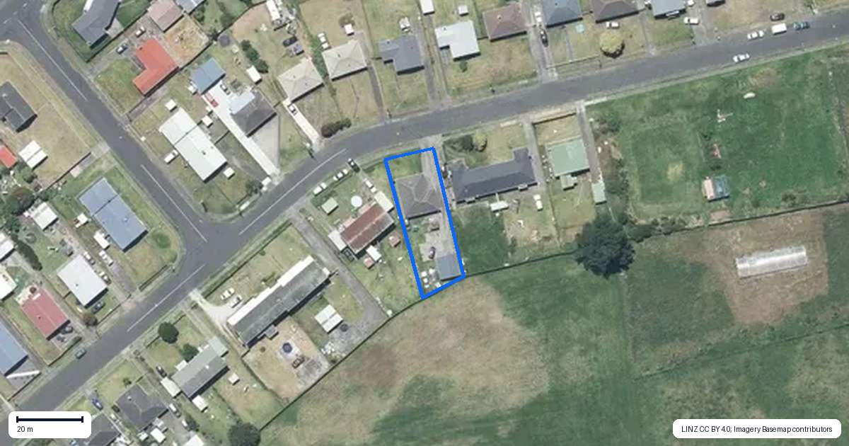 Property context map for 60 Matipo Street, Castlecliff, Whanganui