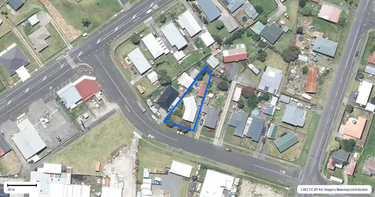 Property context map for 112 Hinau Street, Castlecliff, Whanganui