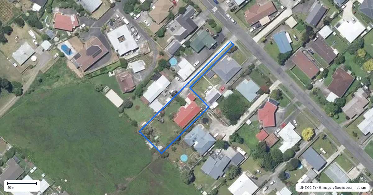 Property context map for 93 Somerset Road, Springvale, Whanganui
