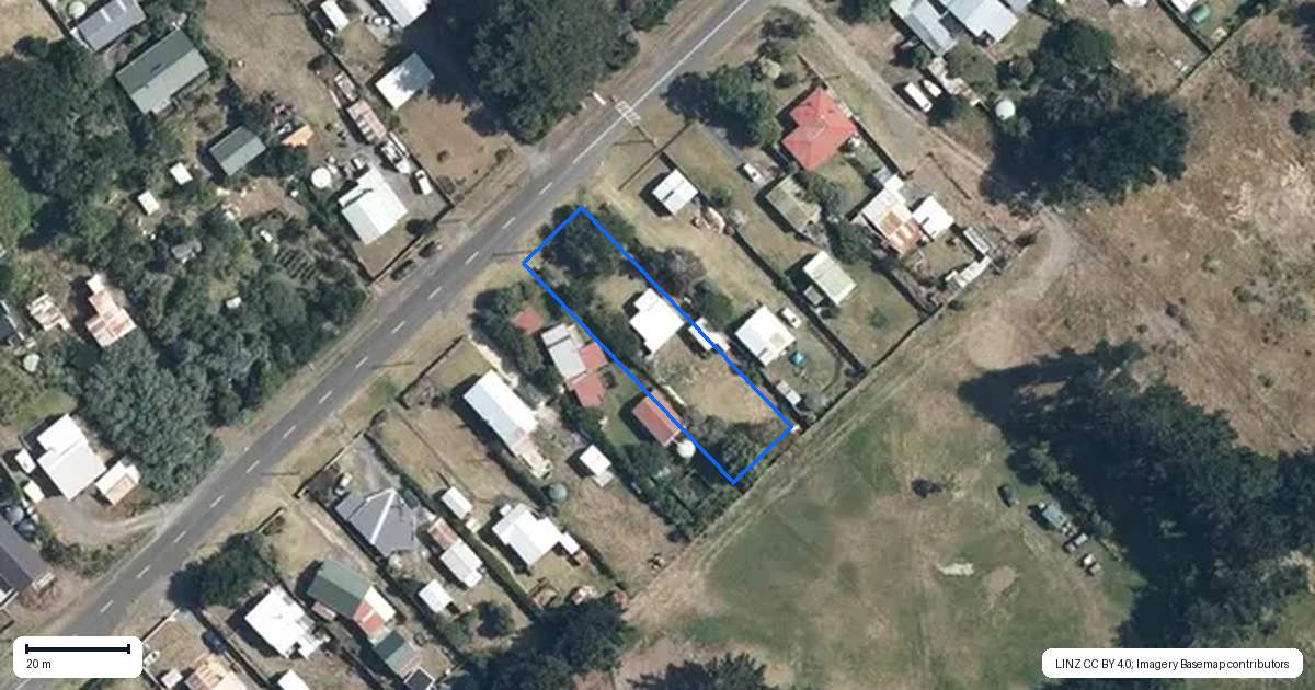 Property context map for 55 Punga Street, Tangimoana