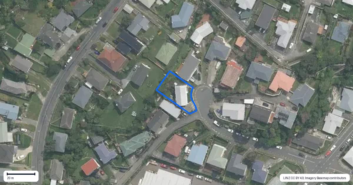 Property context map for 45 Revans Street, Miramar, Wellington