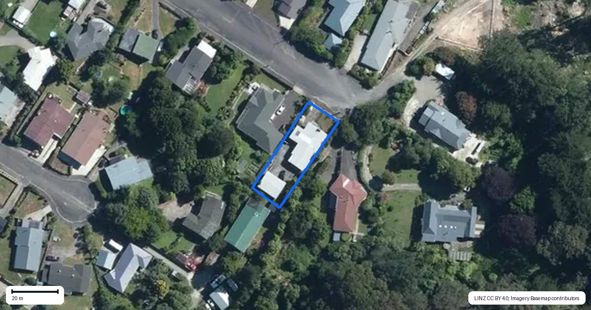 Property context map for 66A Wakeman Street, Pahiatua