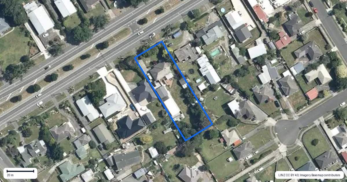 Property context map for 277 Kimbolton Road, Feilding