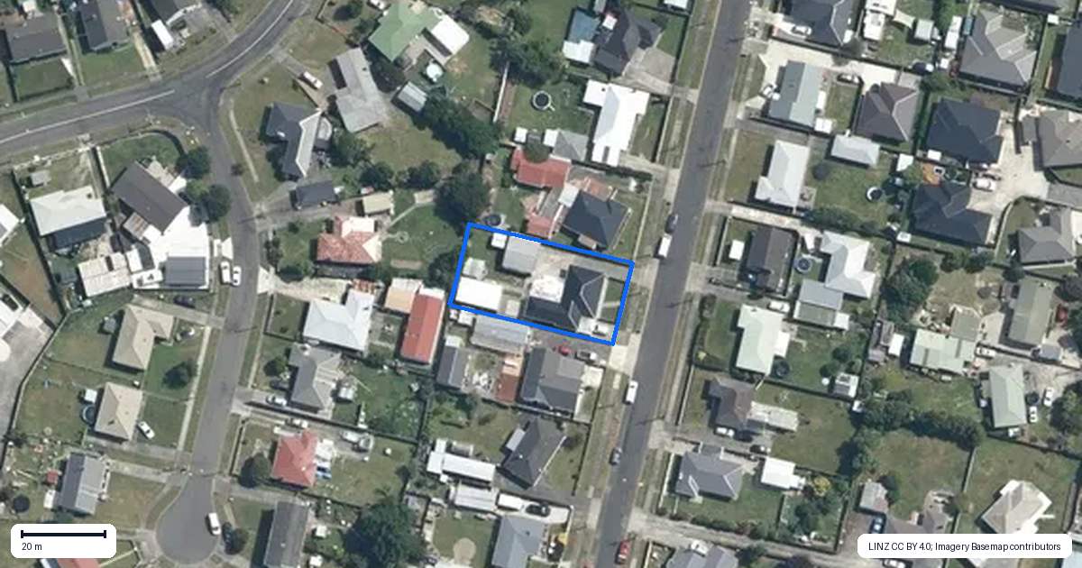 Property context map for 26 Elizabeth Street, Feilding